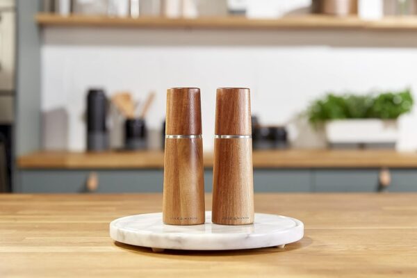 Cole & Mason Marlow Wood Mill Salt and Pepper Grinders