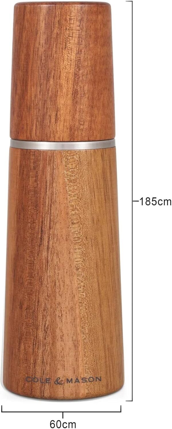 Cole & Mason Marlow Wood Mill Salt and Pepper Grinders - Image 7